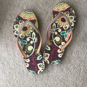 Vera Bradley flip flops